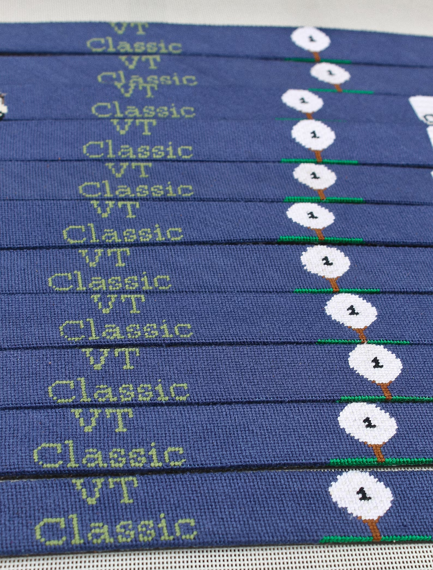 Custom Needlepoint Belt