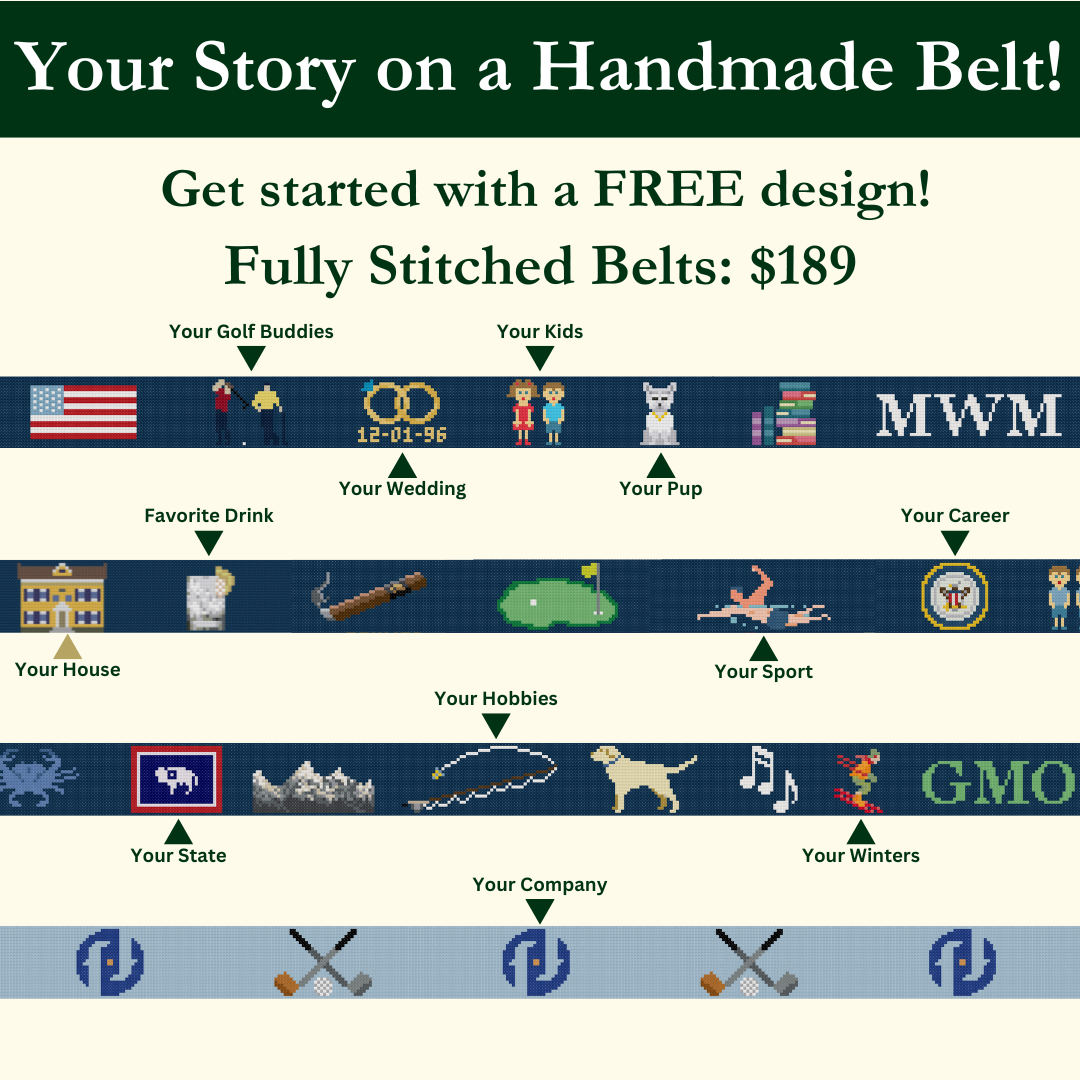 FREE Needlepoint Belt Digital Mockup