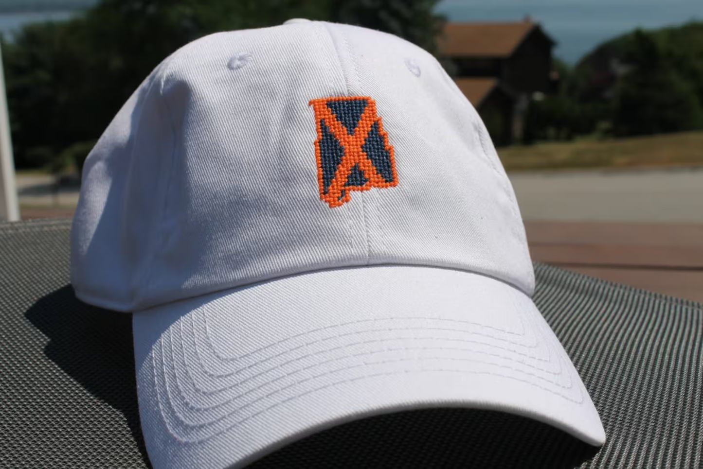 Charlotte City Club Needlepoint Hat