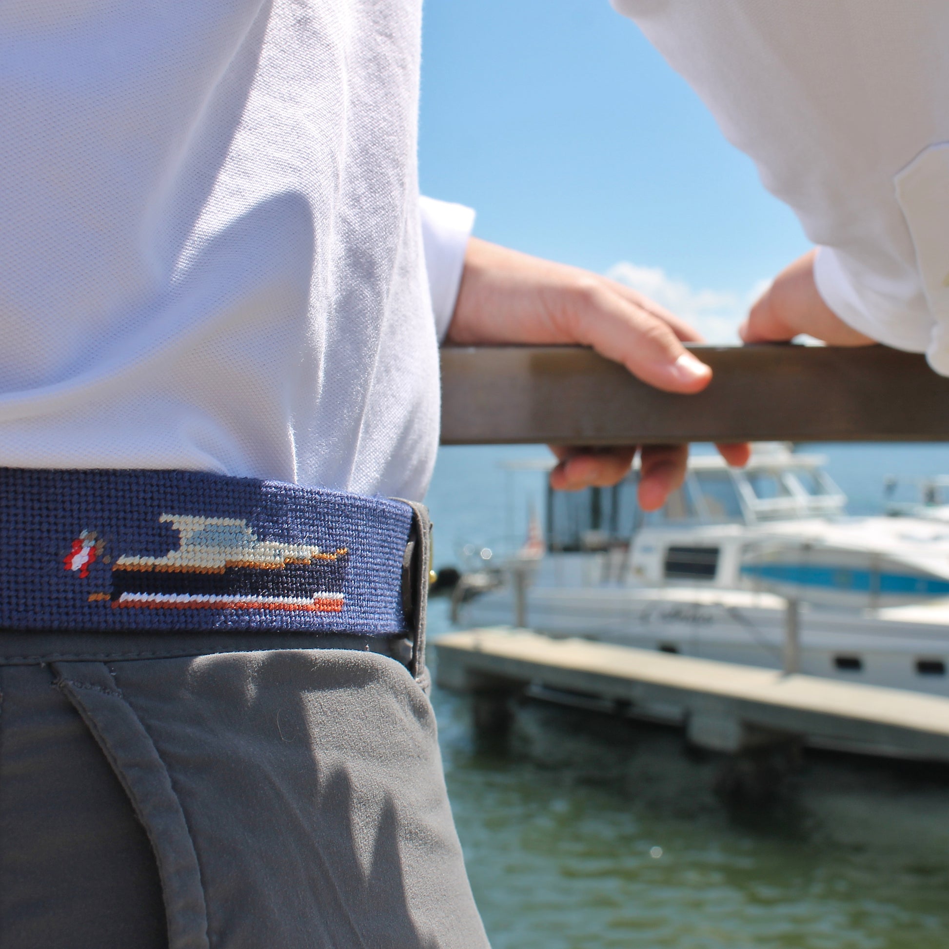 Custom Needlepoint Belt