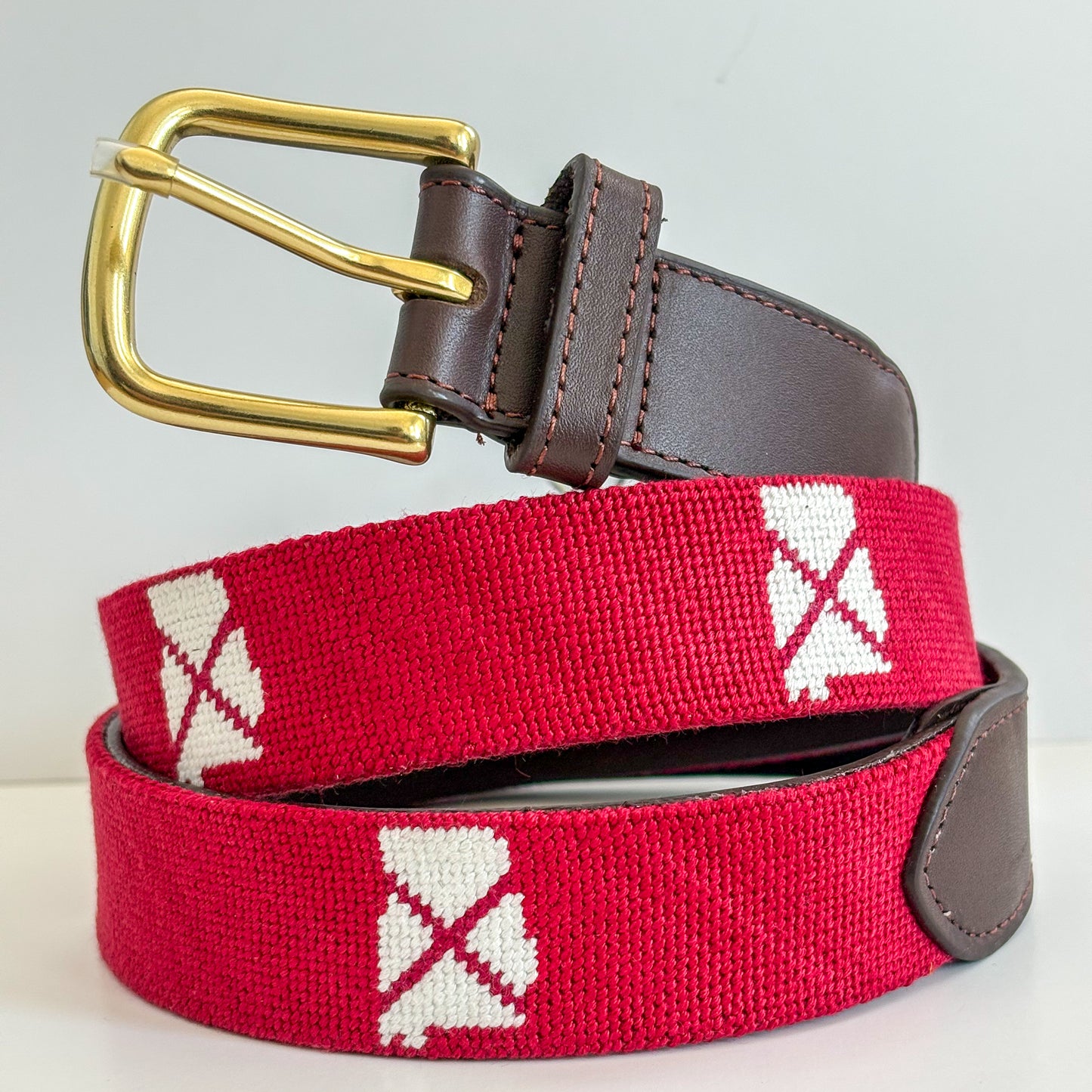 Alabama Traditions Needlepoint Belt