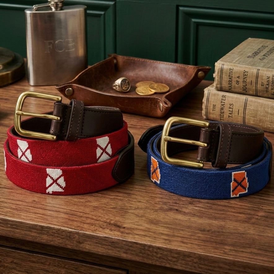 Alabama Traditions Needlepoint Belt