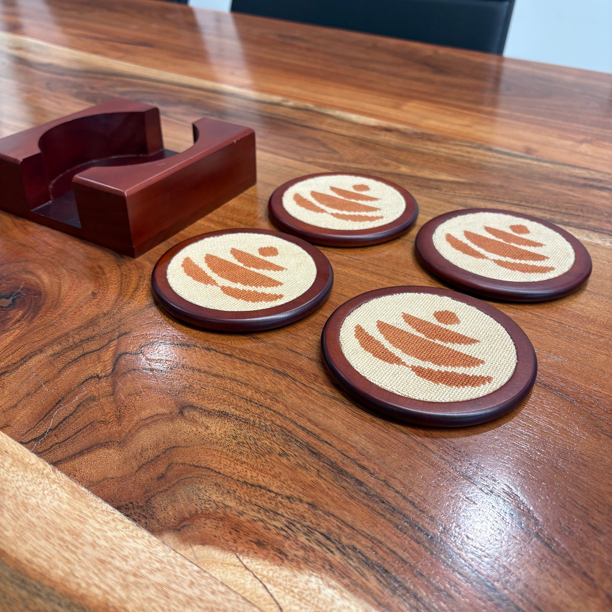 Custom Needlepoint Coasters (Set of 4)