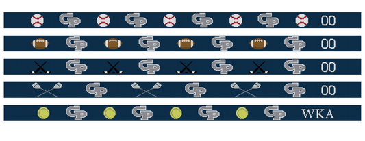 Georgetown Prep Needlepoint Belt