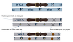 The Hill School Custom Needlepoint Belt