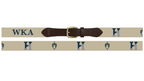 The Hill School Custom Needlepoint Belt