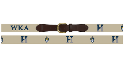 The Hill School Custom Needlepoint Belt