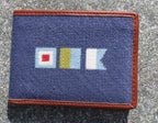 Custom Needlepoint Bi-Fold Wallet