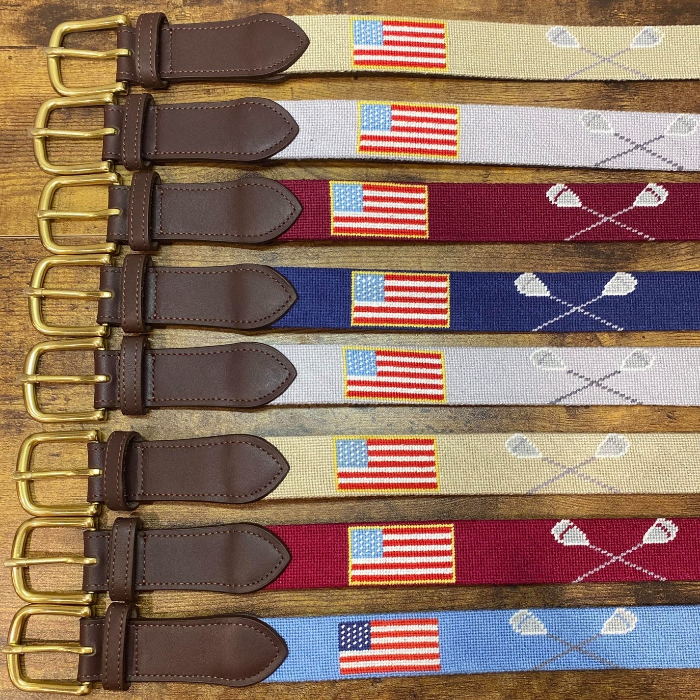 Pennsylvania Flag Needlepoint Belt DIY 2024 Kit